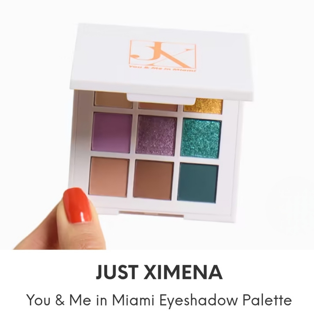 😍JUST XIMENA You & Me in Miami Eyeshadow Palette